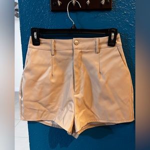 Women’s leather shorts